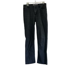 Jones New York Lexington Straight Secret Slimming Features Size 8 Black Jeans